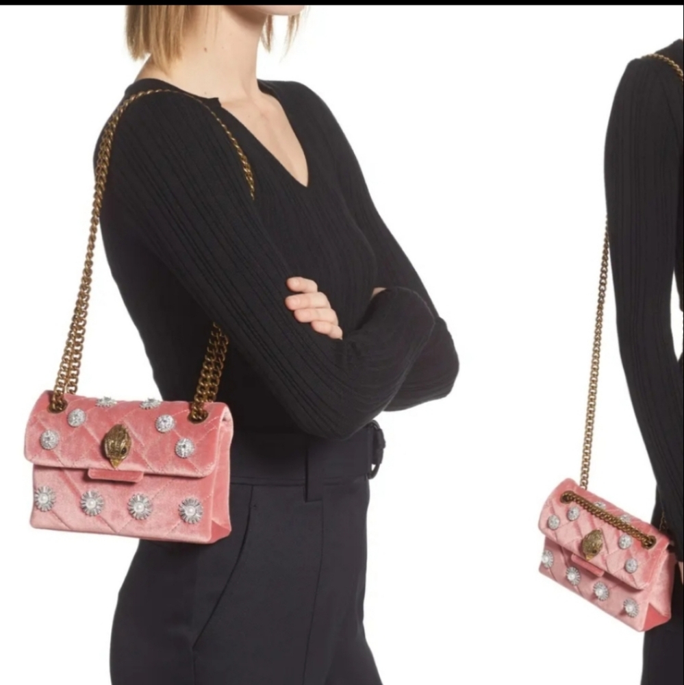 Sold Kurt Geiger london embellished velvet bag - Picture 8 of 12